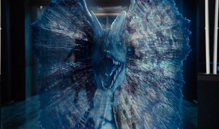 Dilophosaurus hologram