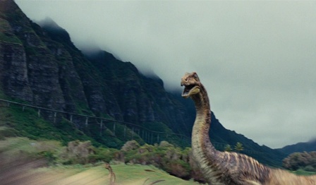 Gallimimus and monorail